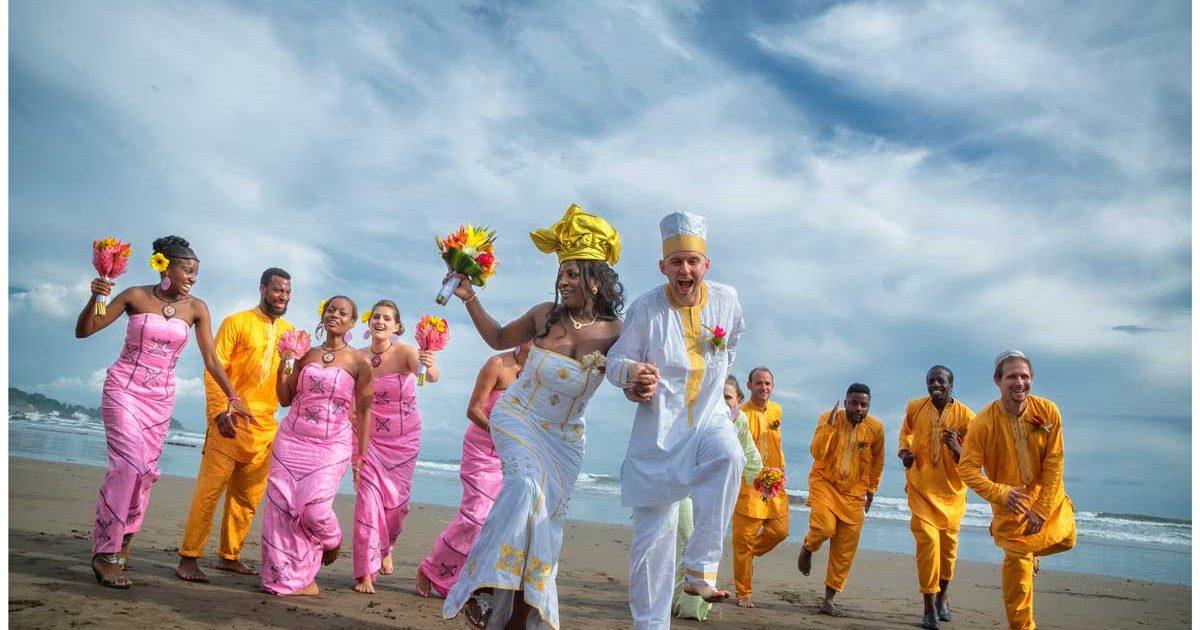 beach wedding costa rica