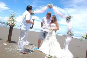 Jungle Beach wedding Costa Rica