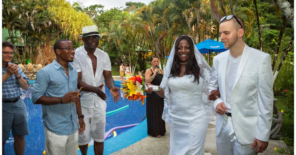 wedding reception costa rica